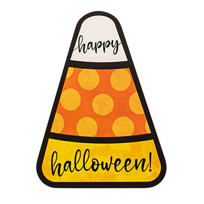 10" Waterproof Sign: Candy Corn Happy Halloween Item Number: CD0953NH