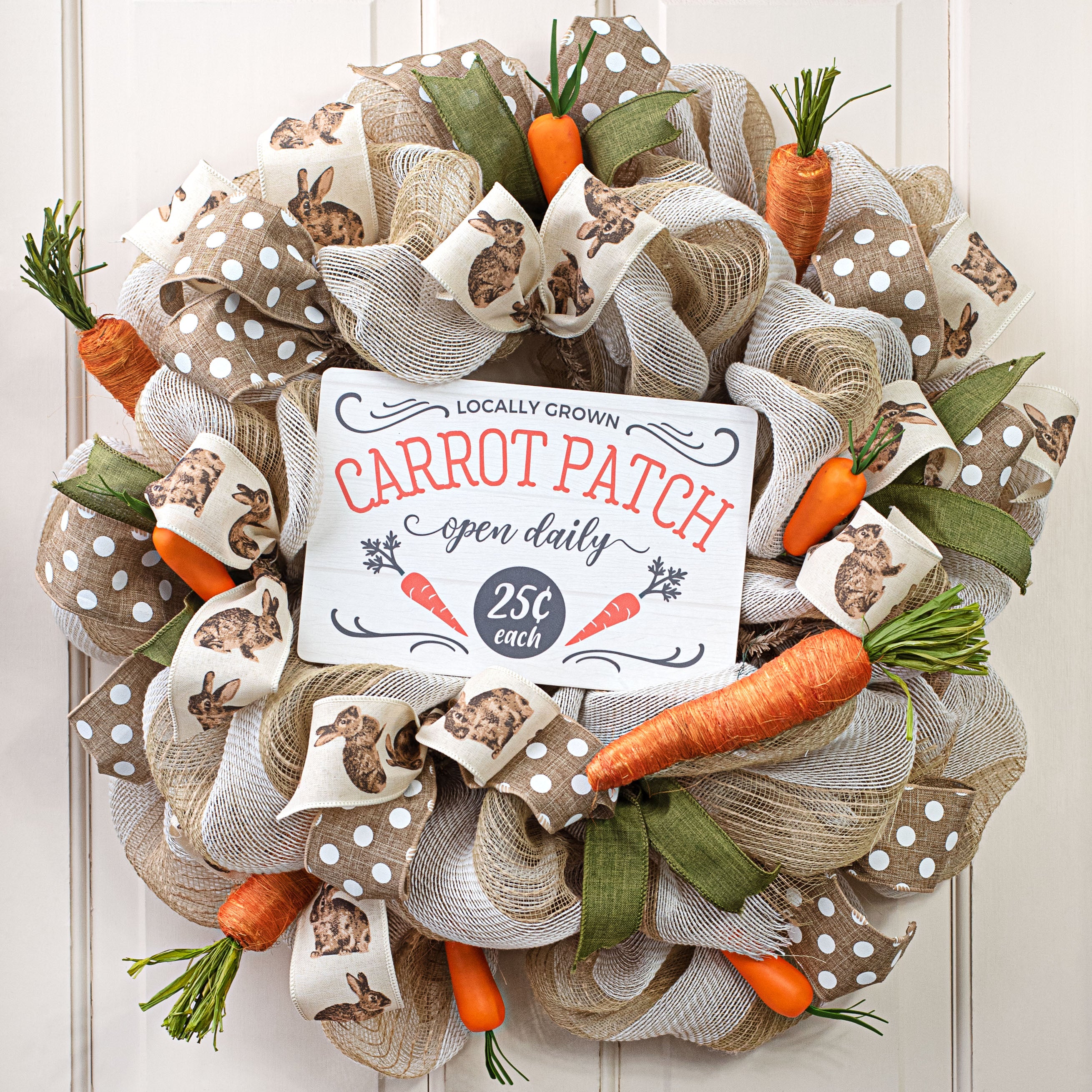 10" Waterproof Sign: Carrot Patch Lifestyle Photo