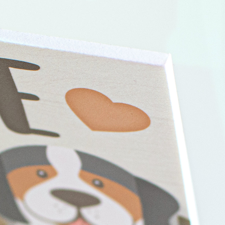 12" Waterproof Sign: Dogs Welcome detail photo 3