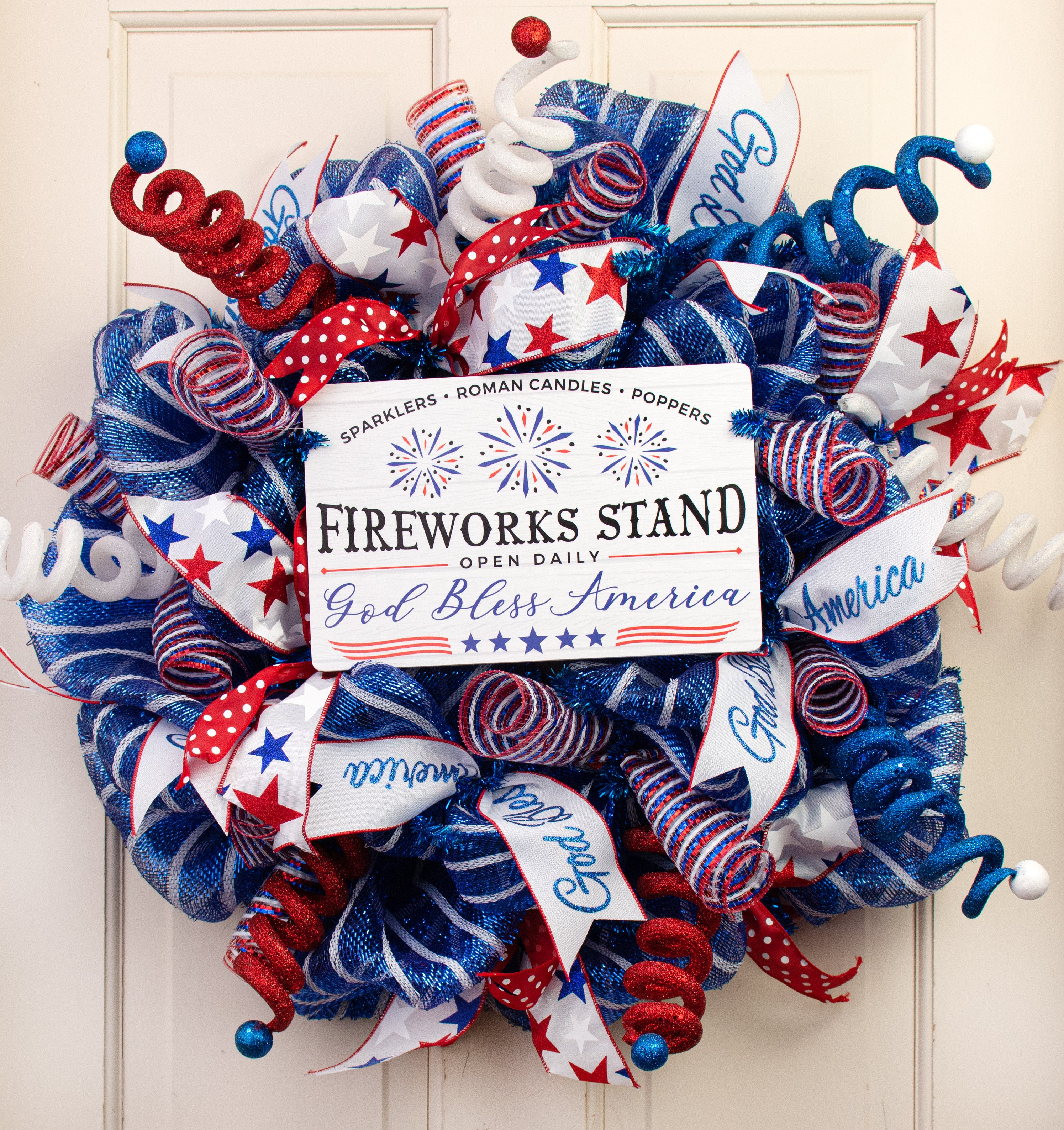 11" Waterproof Sign: Fireworks Stand Lifestyle Photo