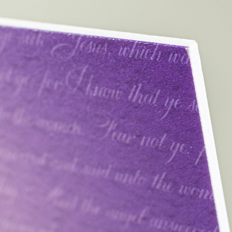 9" Waterproof Sign: He is Risen detail photo 3