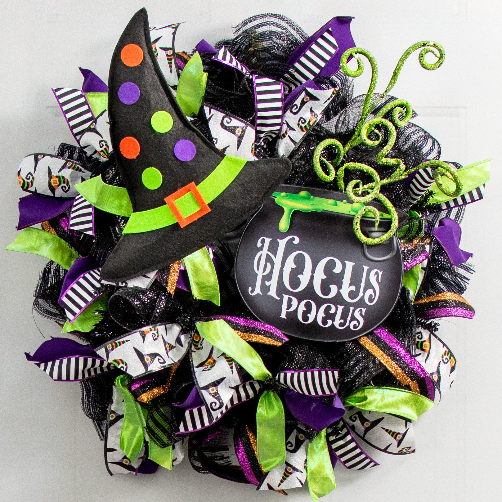 9" Waterproof Sign: Hocus Pocus Cauldron Lifestyle Photo