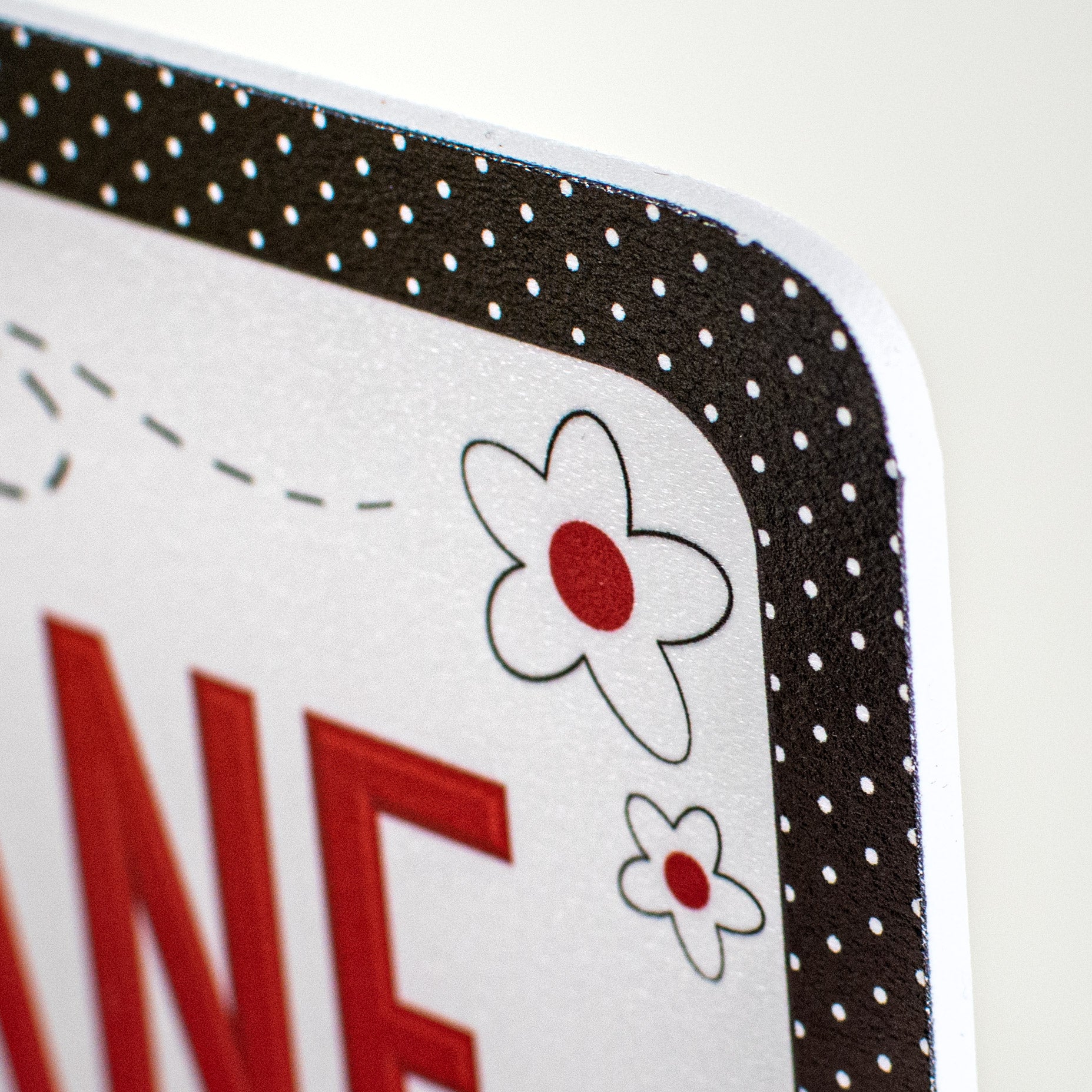 12" Waterproof Sign: Ladybug Lane detail photo 3