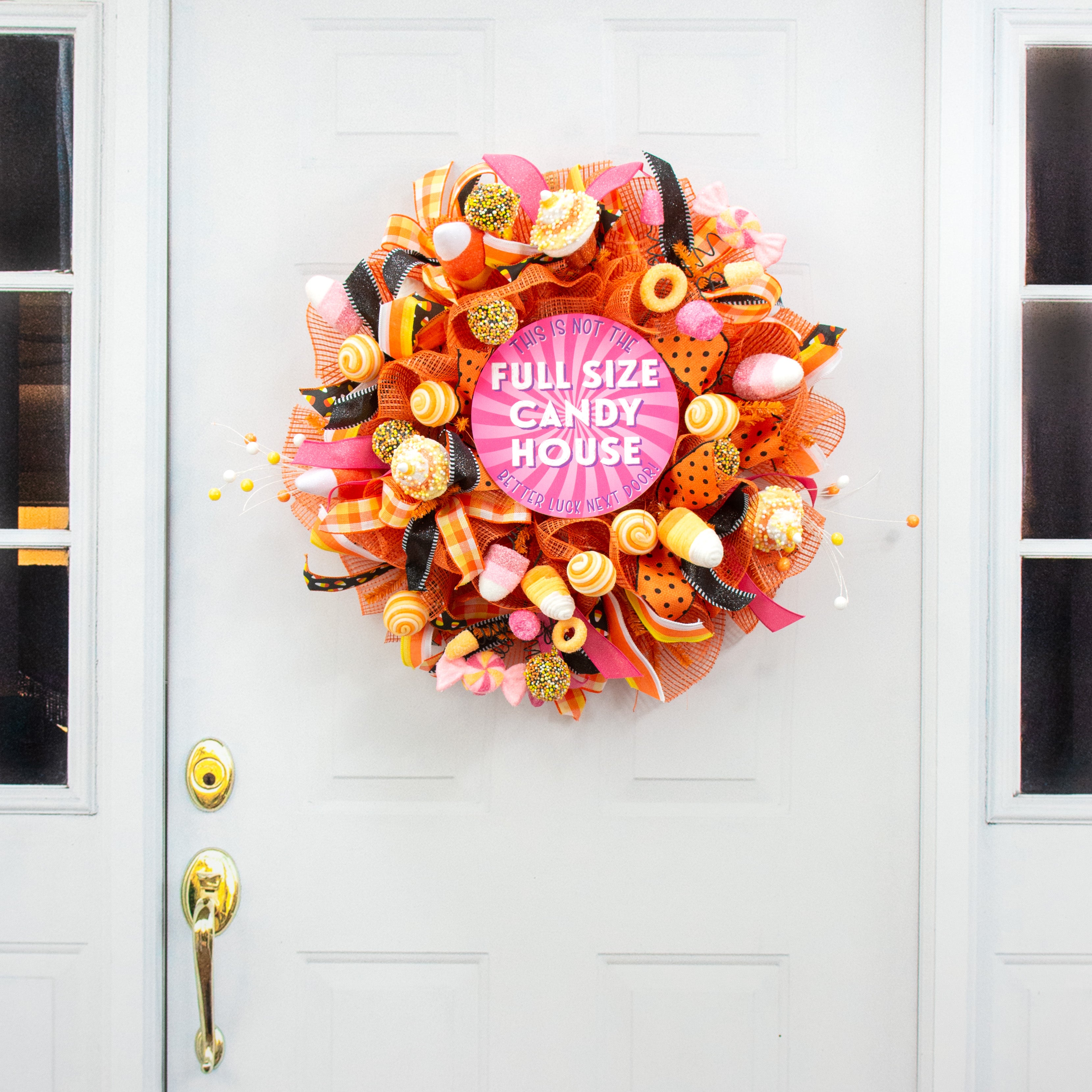 9.4" Waterproof Sign: Not the Full Sized Candy House detail photo 4
