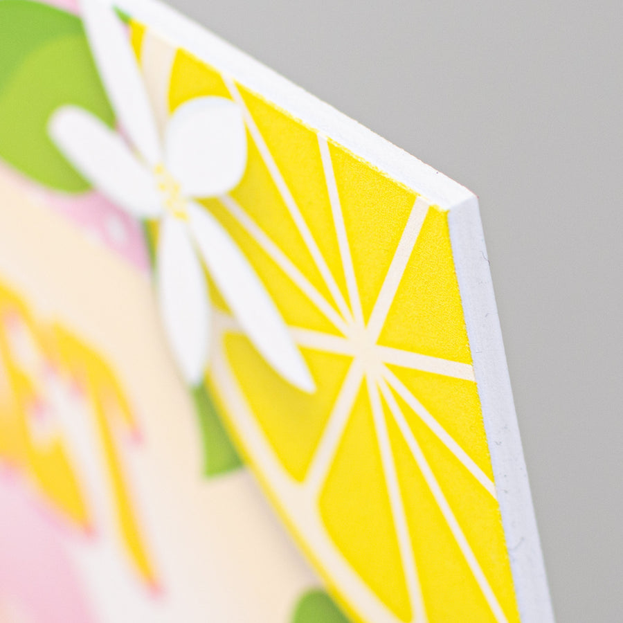 9" Waterproof Sign: Pink Lemonade Gnome detail photo 3