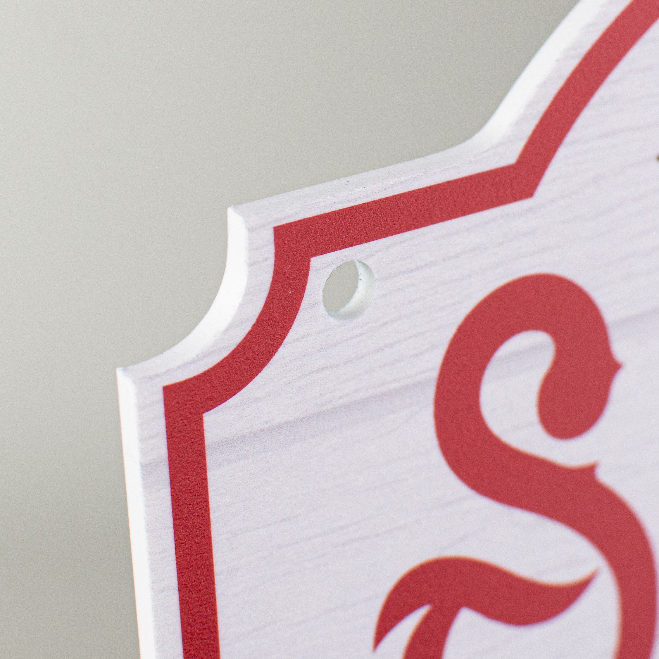 9" Waterproof Sign: Santa's Workshop detail photo 3