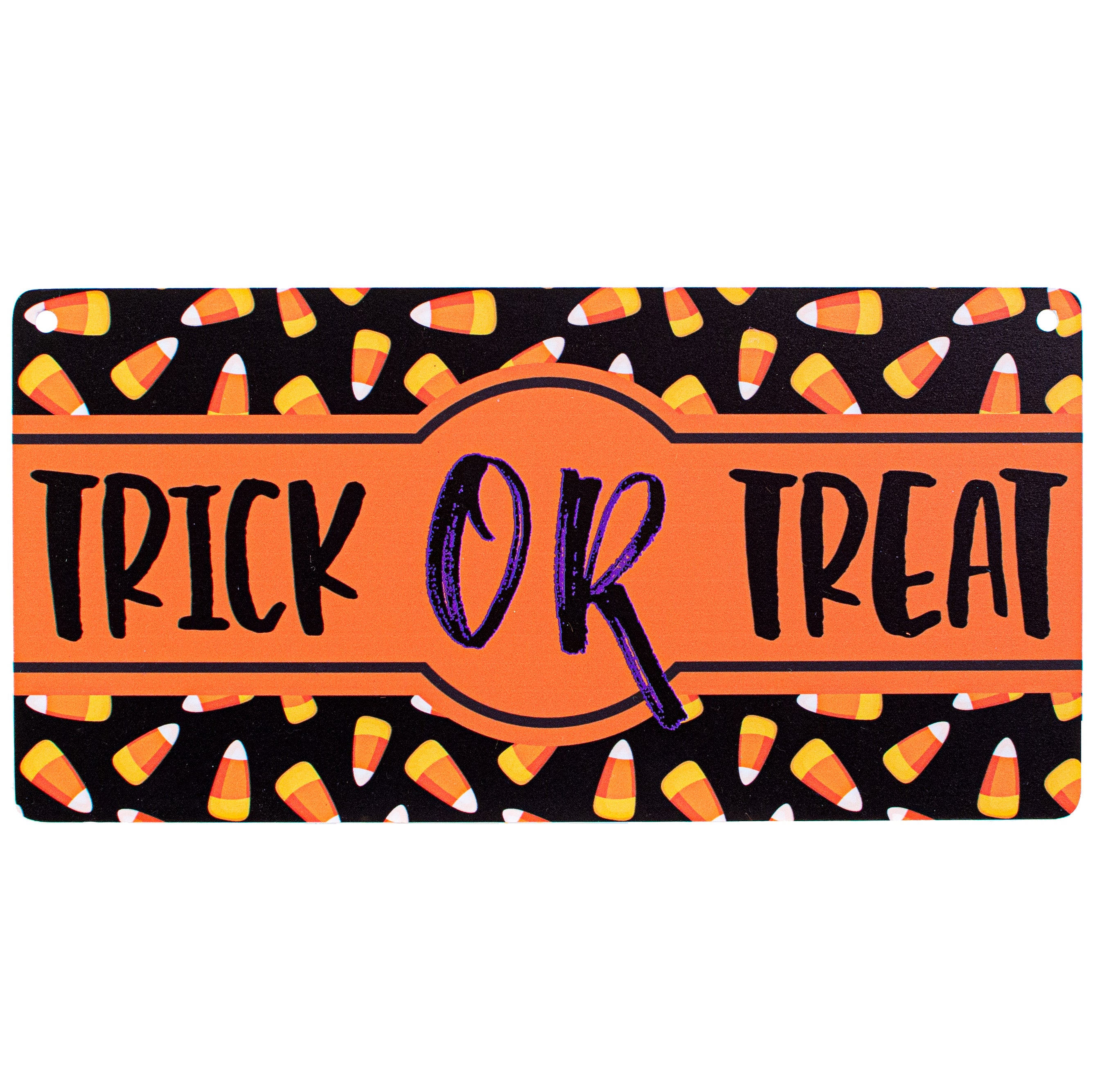 12" Waterproof Sign: Trick or Treat Candy Corn Item Number: CD0833AP