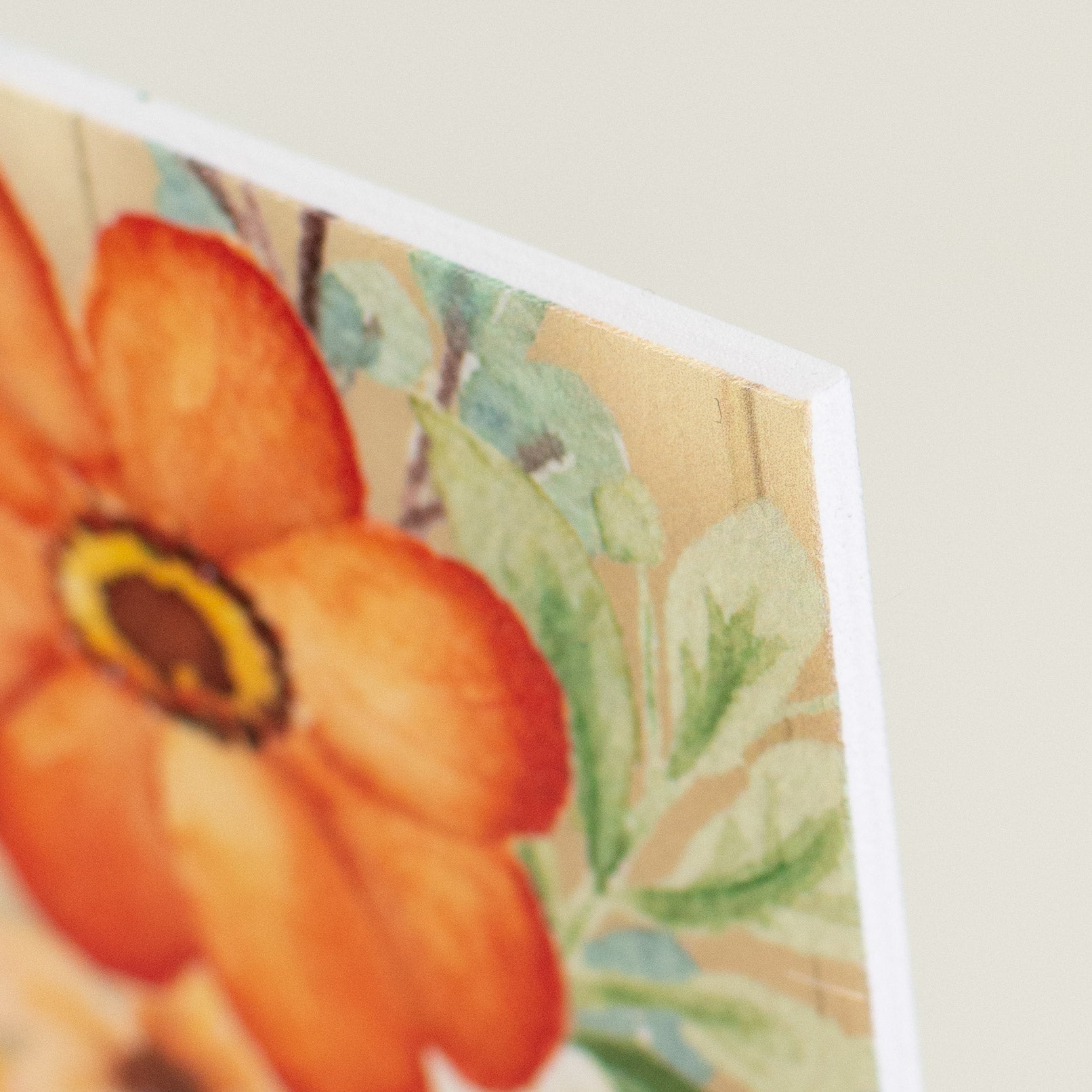 12" Waterproof Sign: Welcome Floral Bees detail photo 3