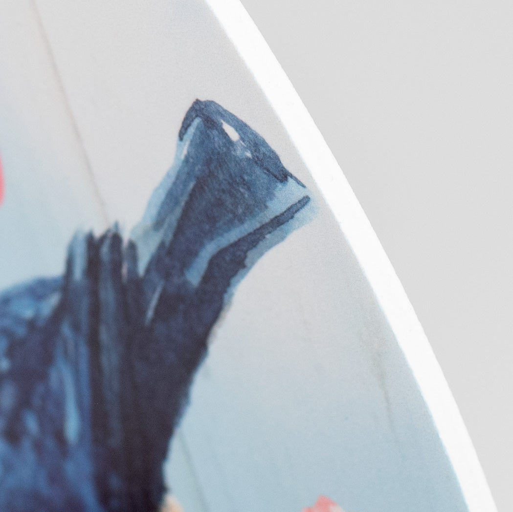 9" Waterproof Sign: Welcome Spring Bird Nest detail photo 3