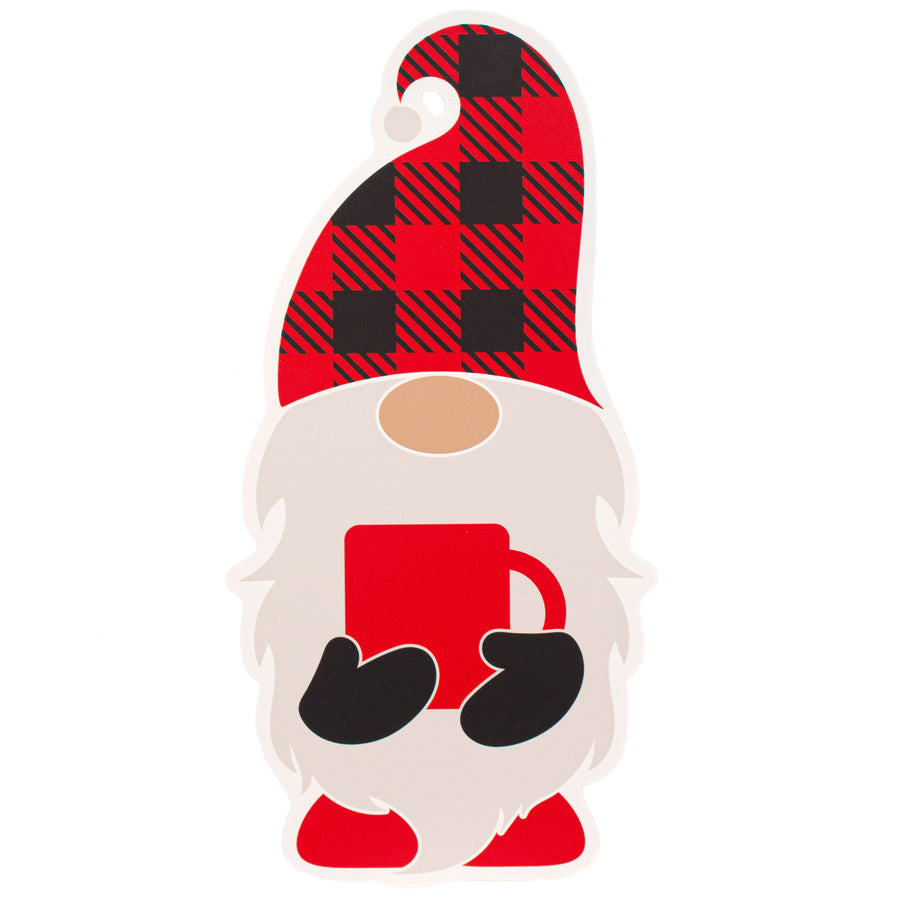 Waterproof Yard Art: 21" Merry Gnome - Hot Cocoa Item Number: YA1005