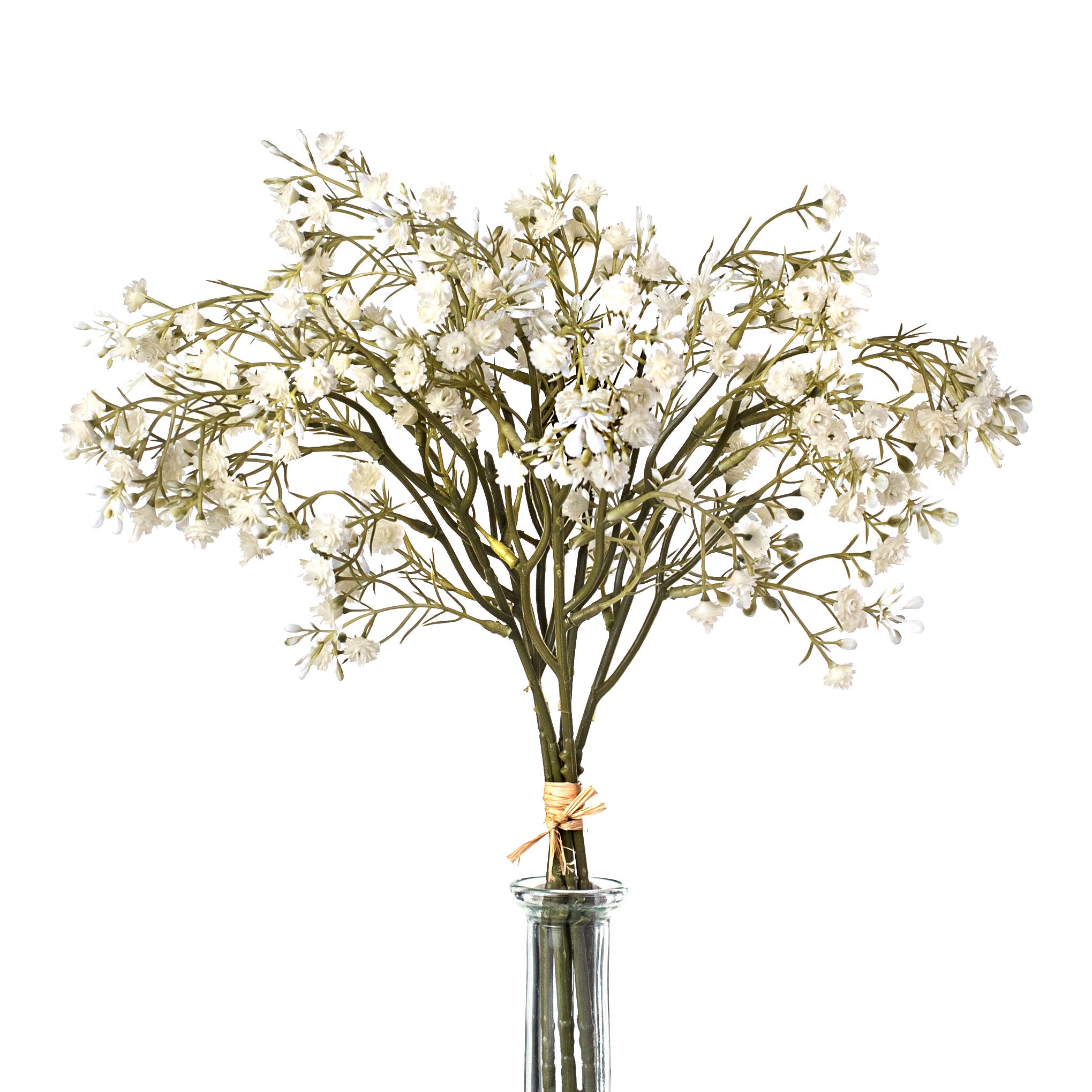 14" Wax Flower Bundle: Cream Item Number: 136343
