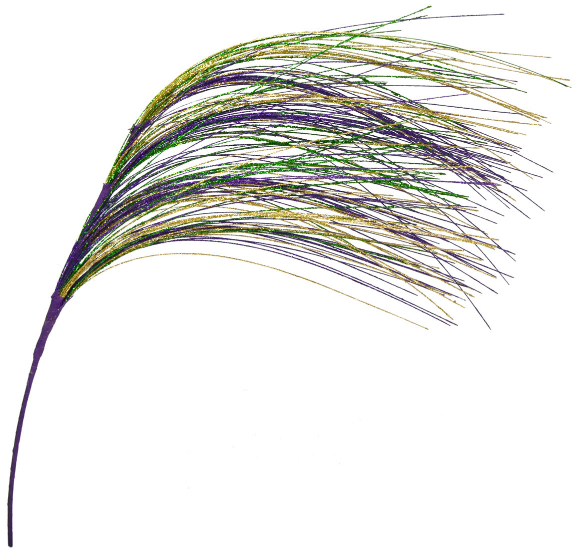 Weeping Grass Mardi Gras Spray detail photo 3