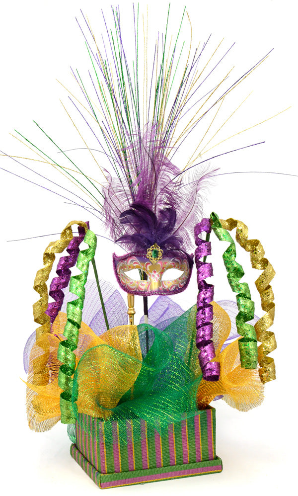 Weeping Grass Mardi Gras Spray detail photo 4