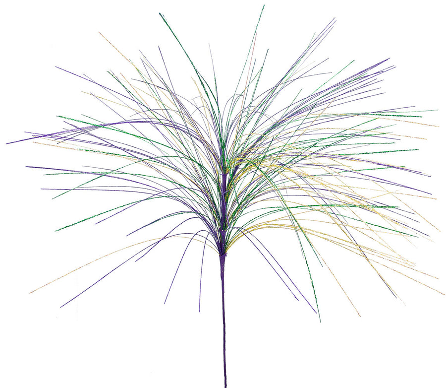 Weeping Grass Mardi Gras Spray Item Number: XS5494MG