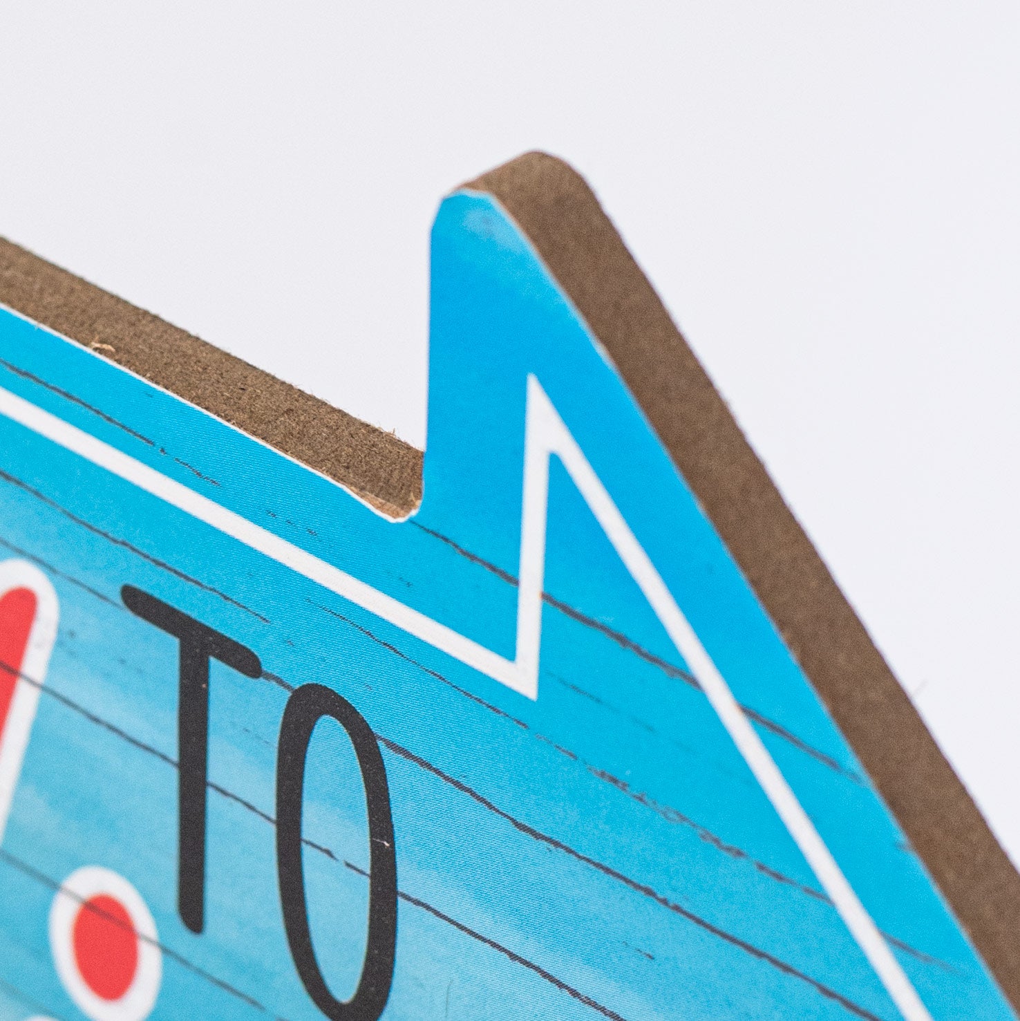 16" Welcome to Paradise Arrow Sign detail photo 3