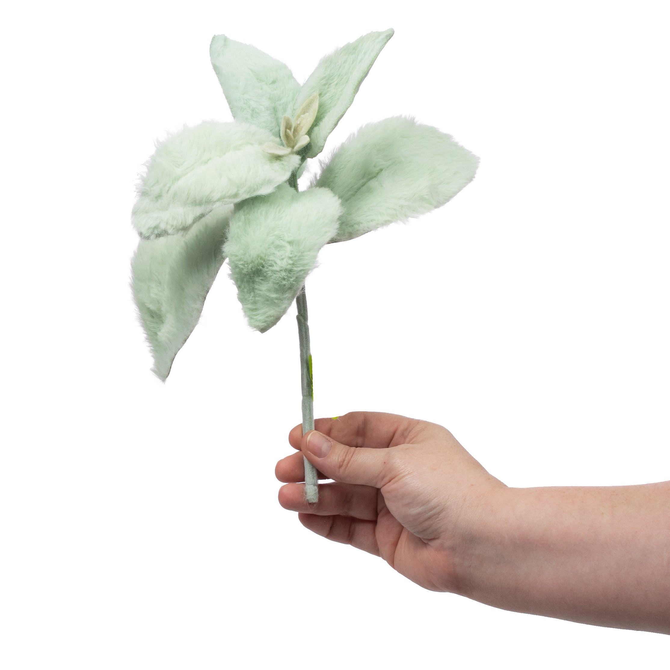 9" Whimsical Fuzzy Lamb's Ear Stem Lifestyle Photo