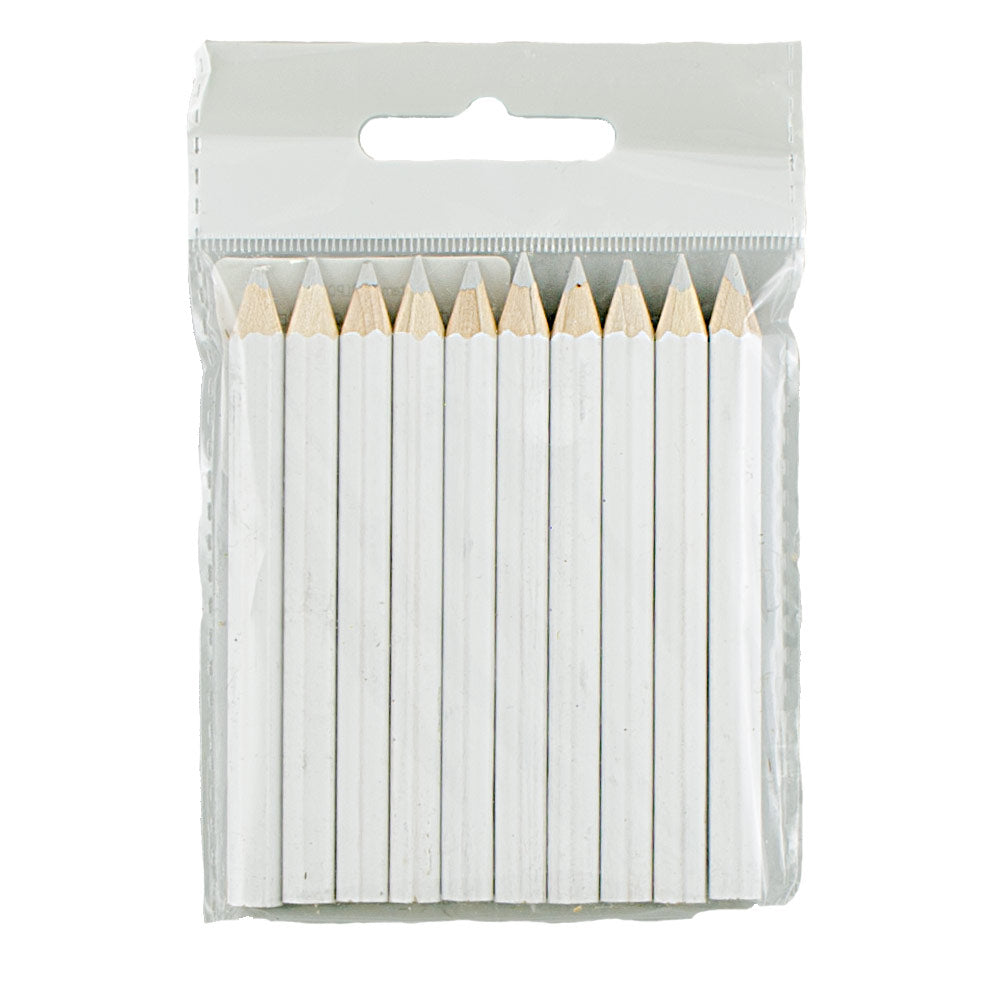 3.5" White Chalk Pencil (10) Item Number: CBLP003