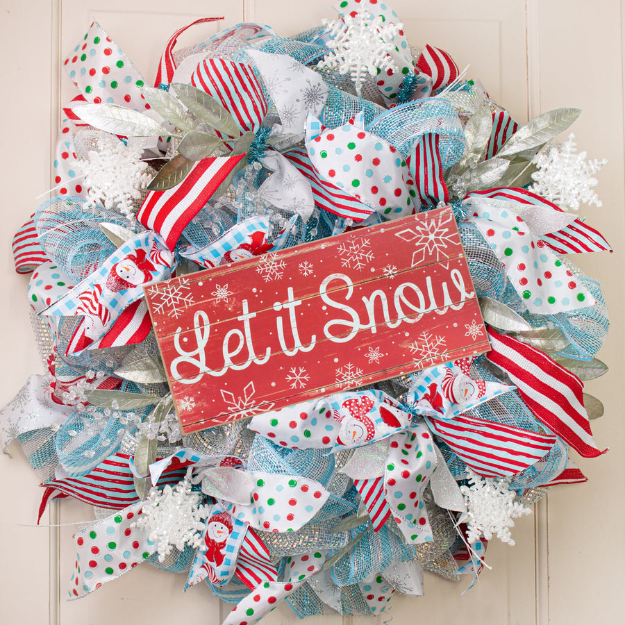 29" White Iridescent Glitter Snowflake Spray Lifestyle Photo