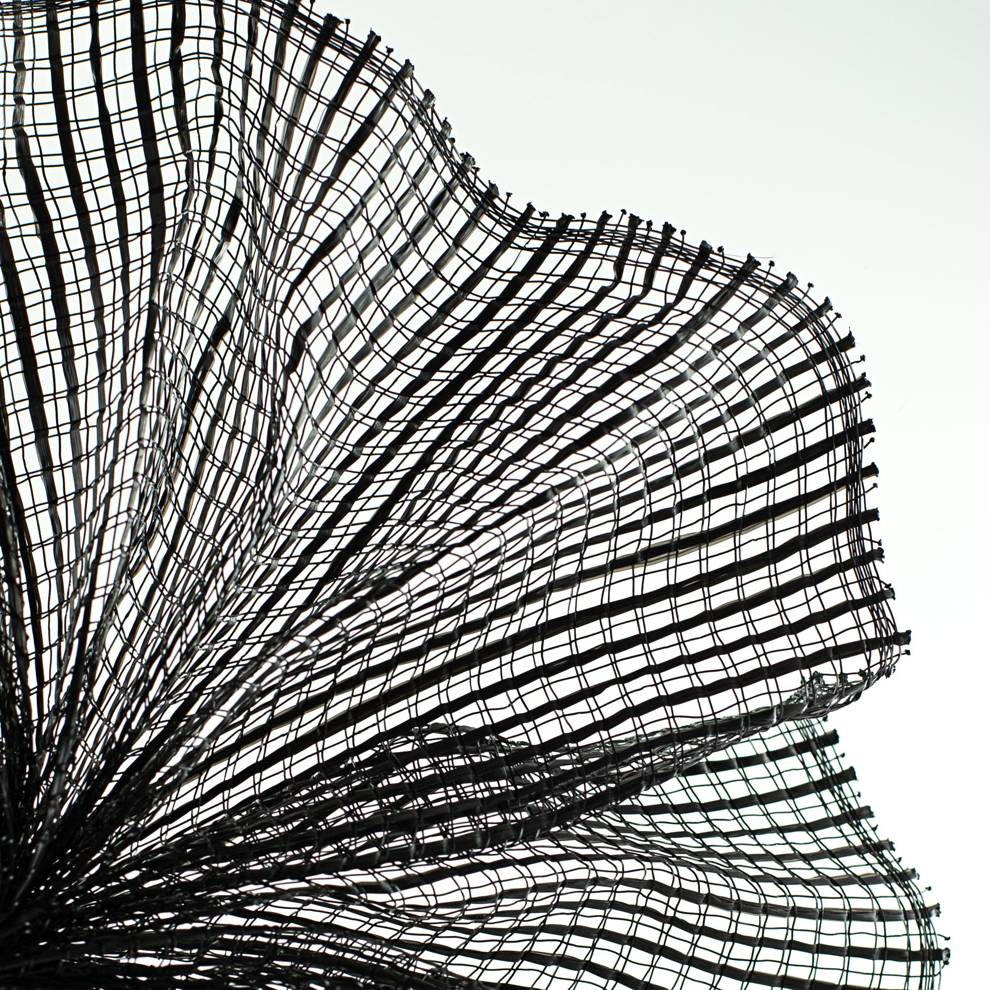10" Wide Strip Mesh: Black Lifestyle Photo