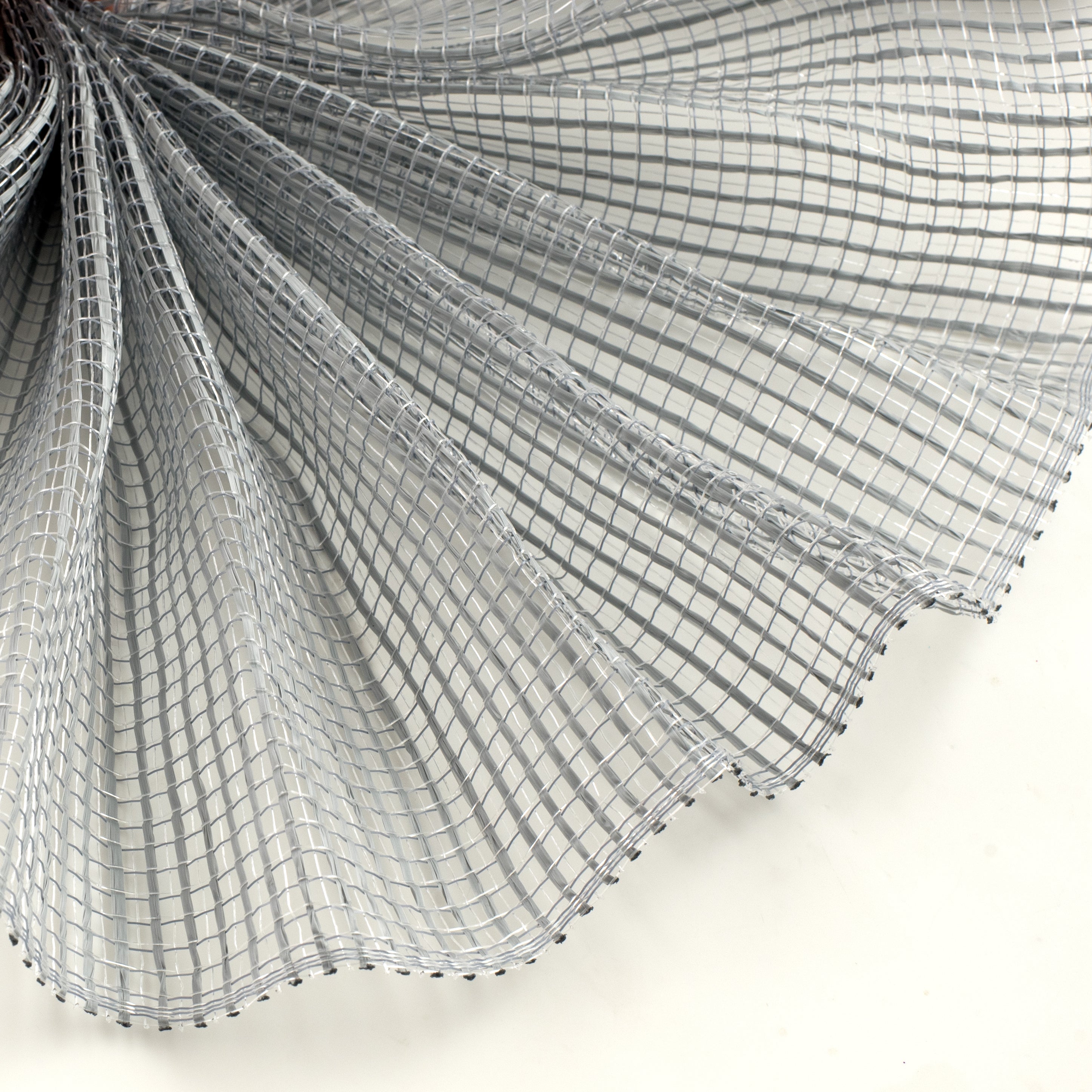 10" Wide Strip Mesh: Grey Lifestyle Photo