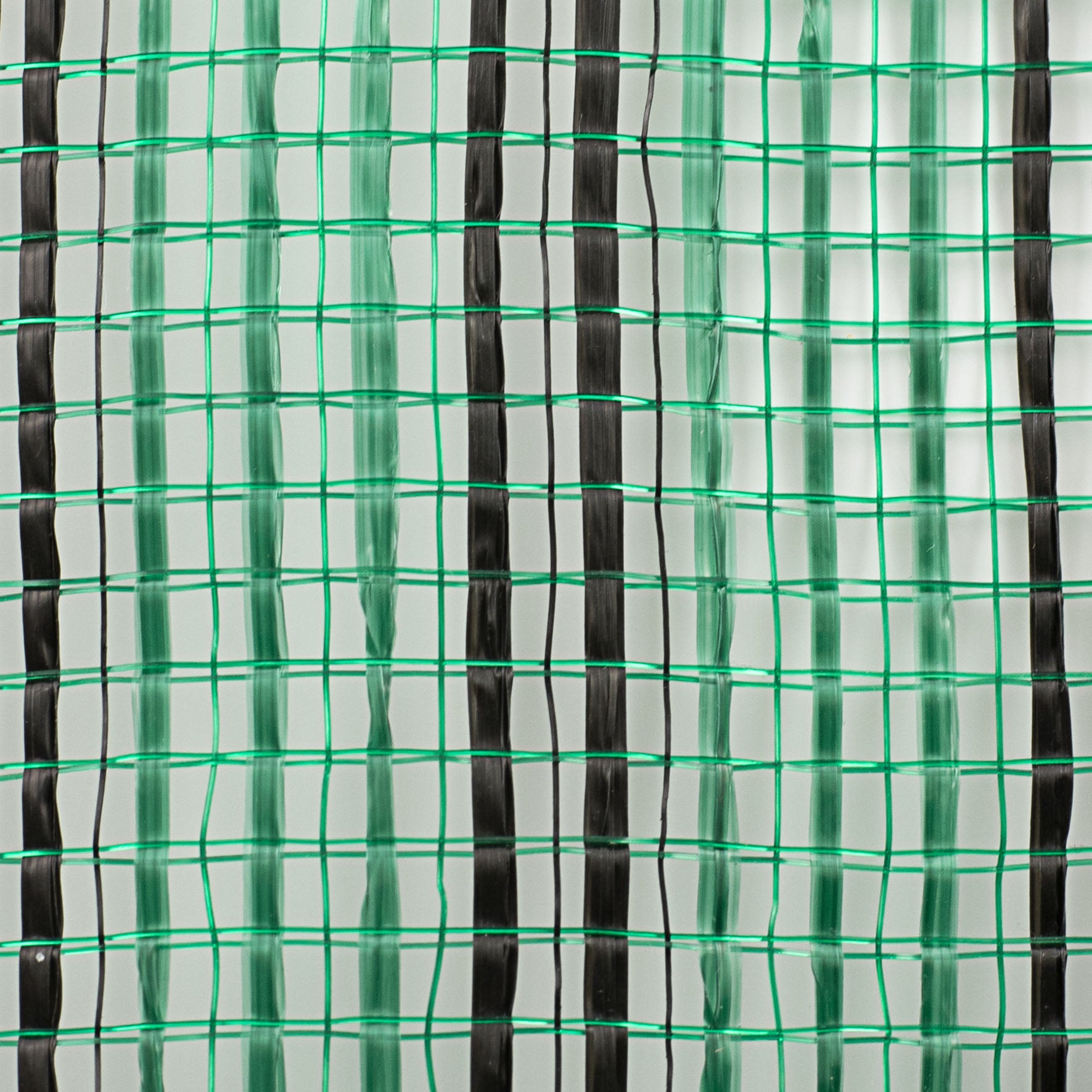 10" Wide Strip Mesh: Hunter Green & Black detail photo 3