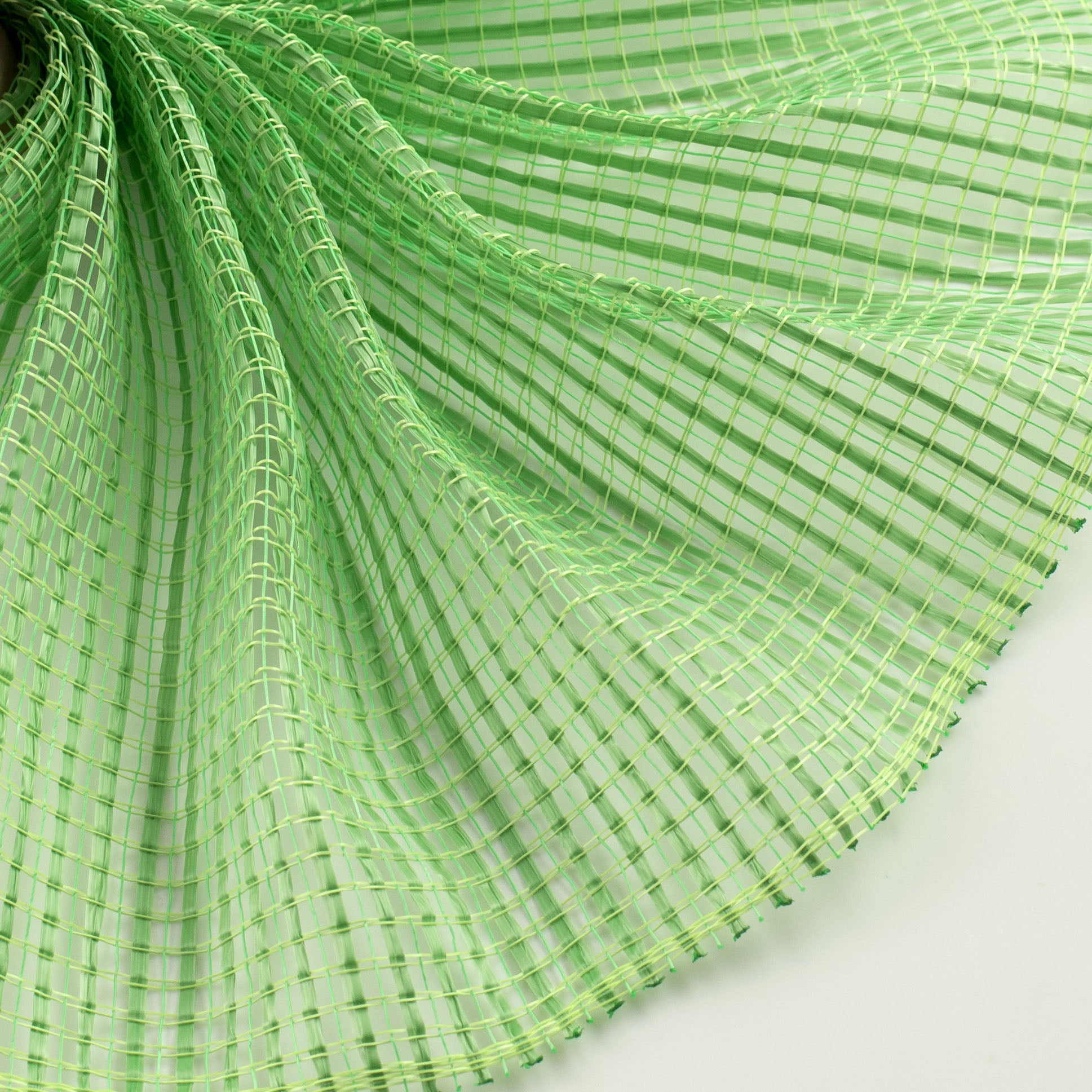 10" Wide Strip Mesh: Lime Green Lifestyle Photo