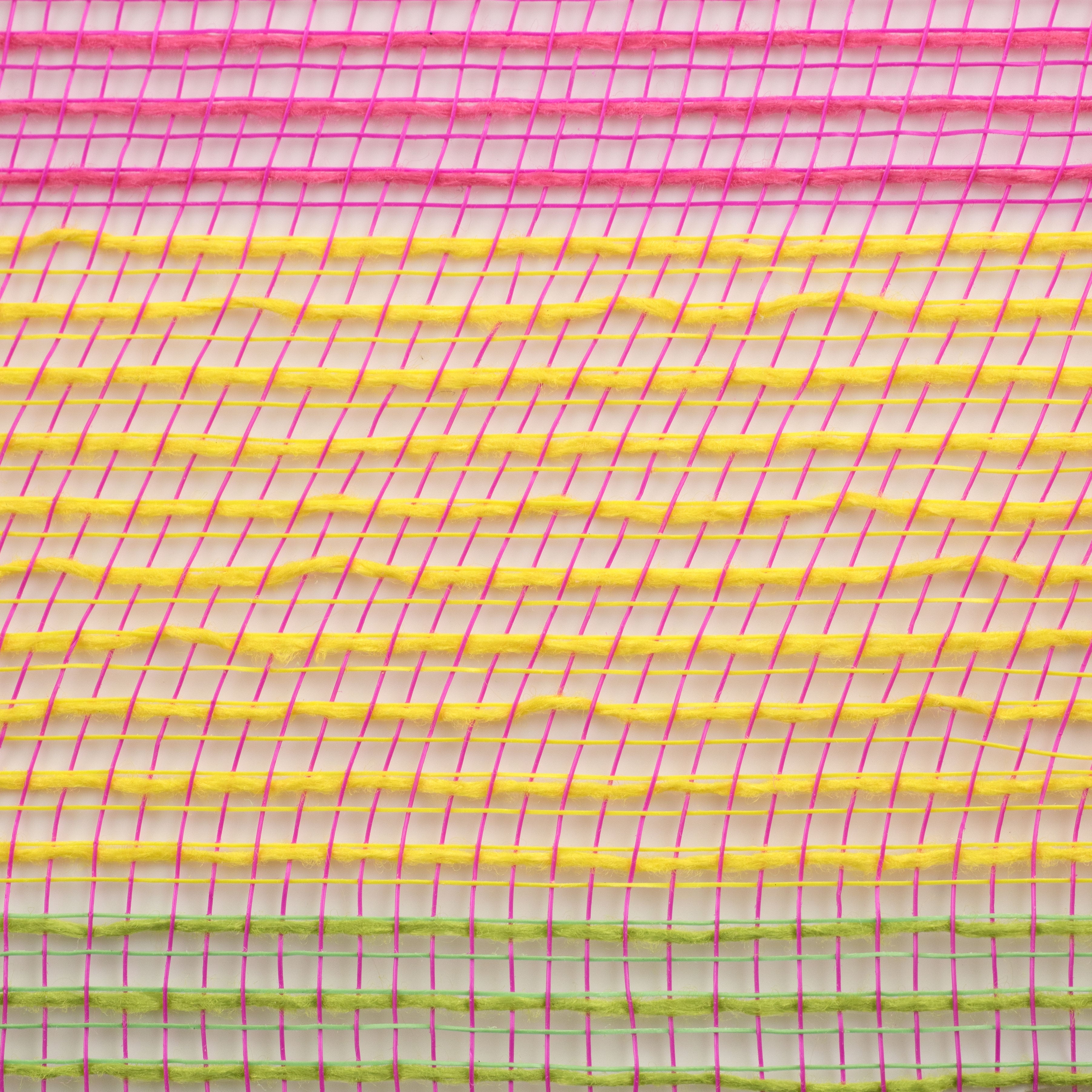 10" Wide Stripe Fabric Mesh: Hot Pink, Green, Yellow, Lavender, Turquoise detail photo 3