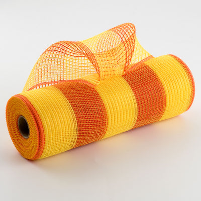 10" Wide Stripe Fabric Mesh: Yellow & Orange Item Number: RY8314B4