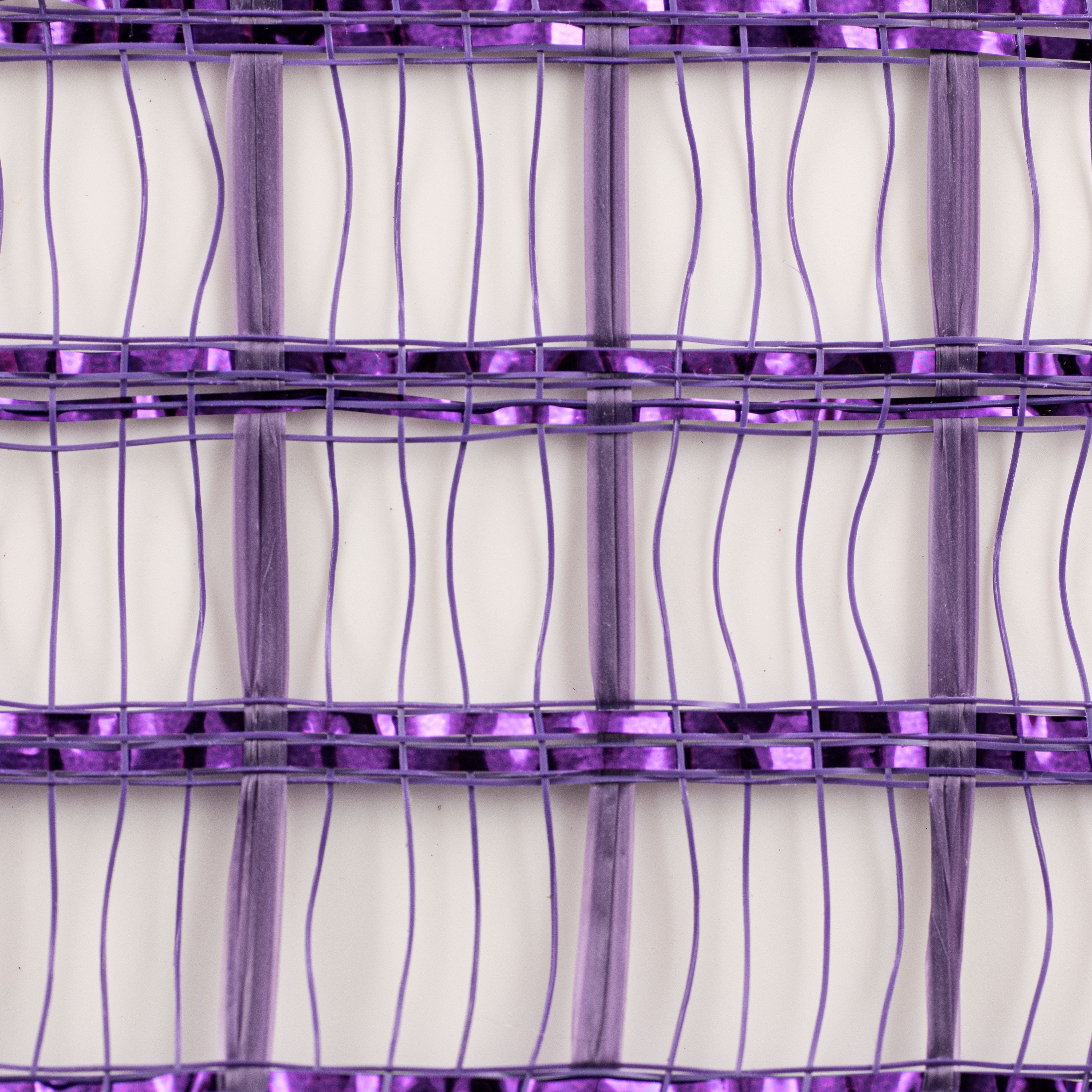10" Wide Weave Metallic Mesh: Purple detail photo 3