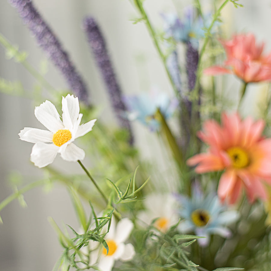 24" Wild Flower Bouquet: Pink, Yellow, Lavender, White detail photo 4