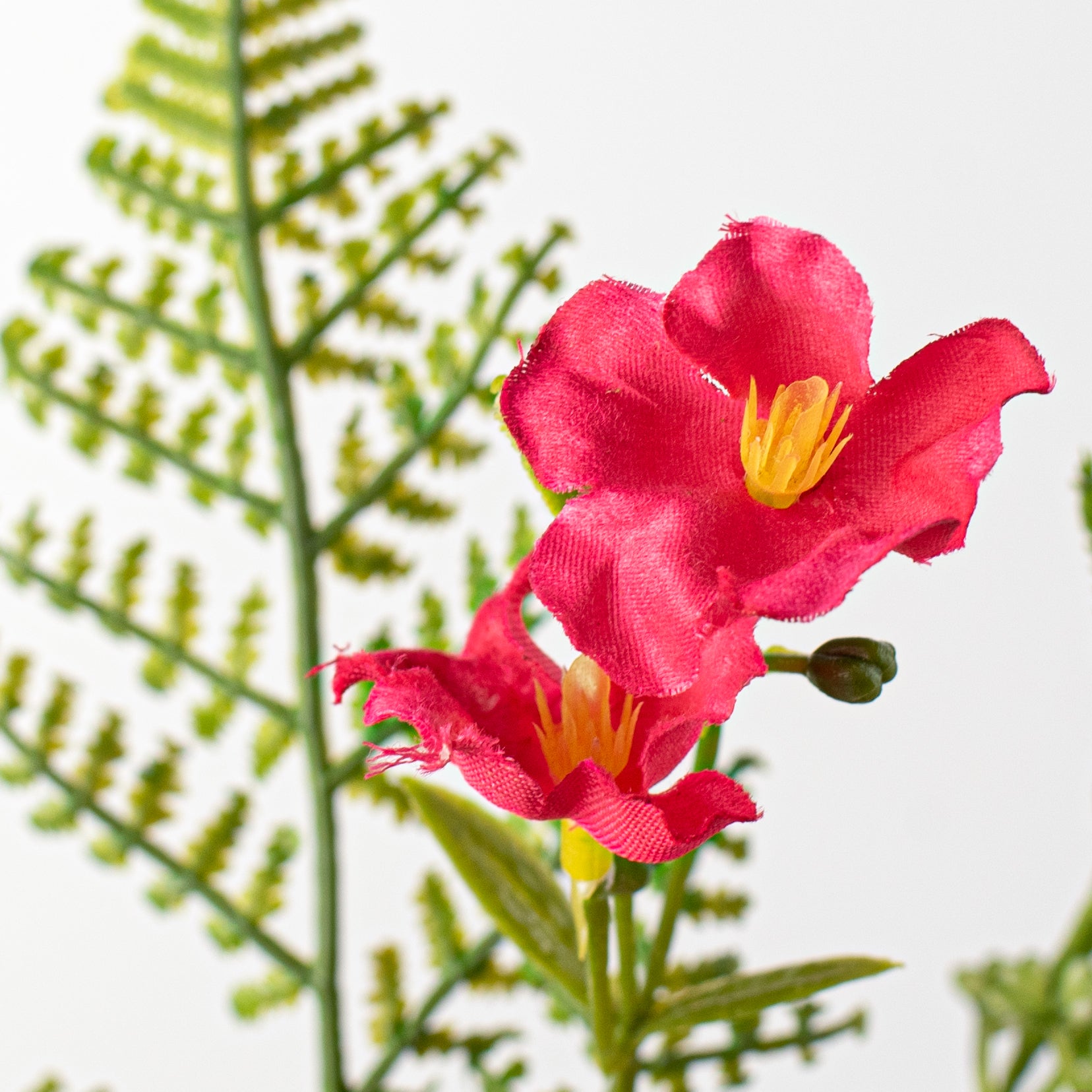 16" Wild Flower Pick: Fuchsia Pink & Orange detail photo 4