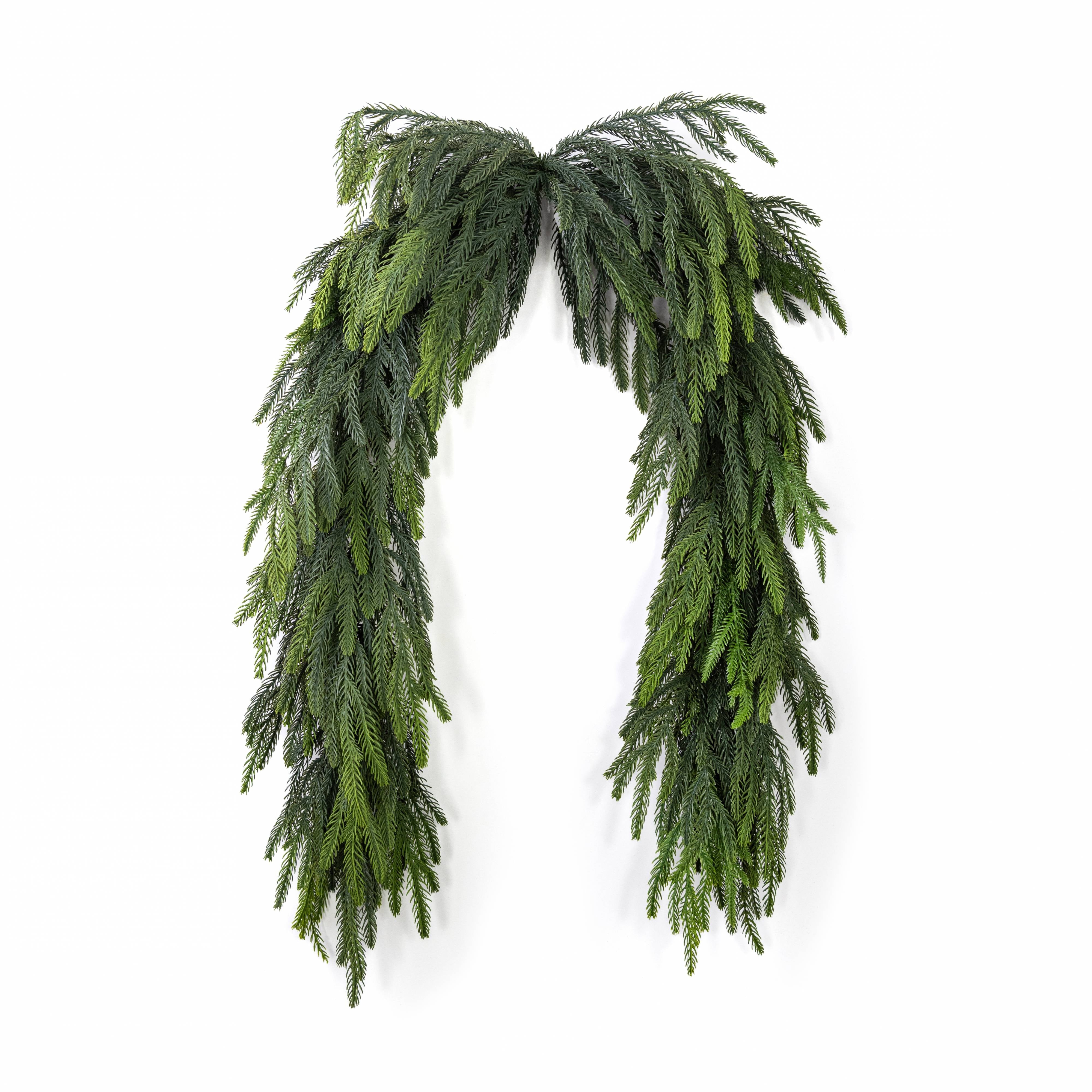 6' Willow Pine Mantel Swag Garland Item Number: YGW430-GR