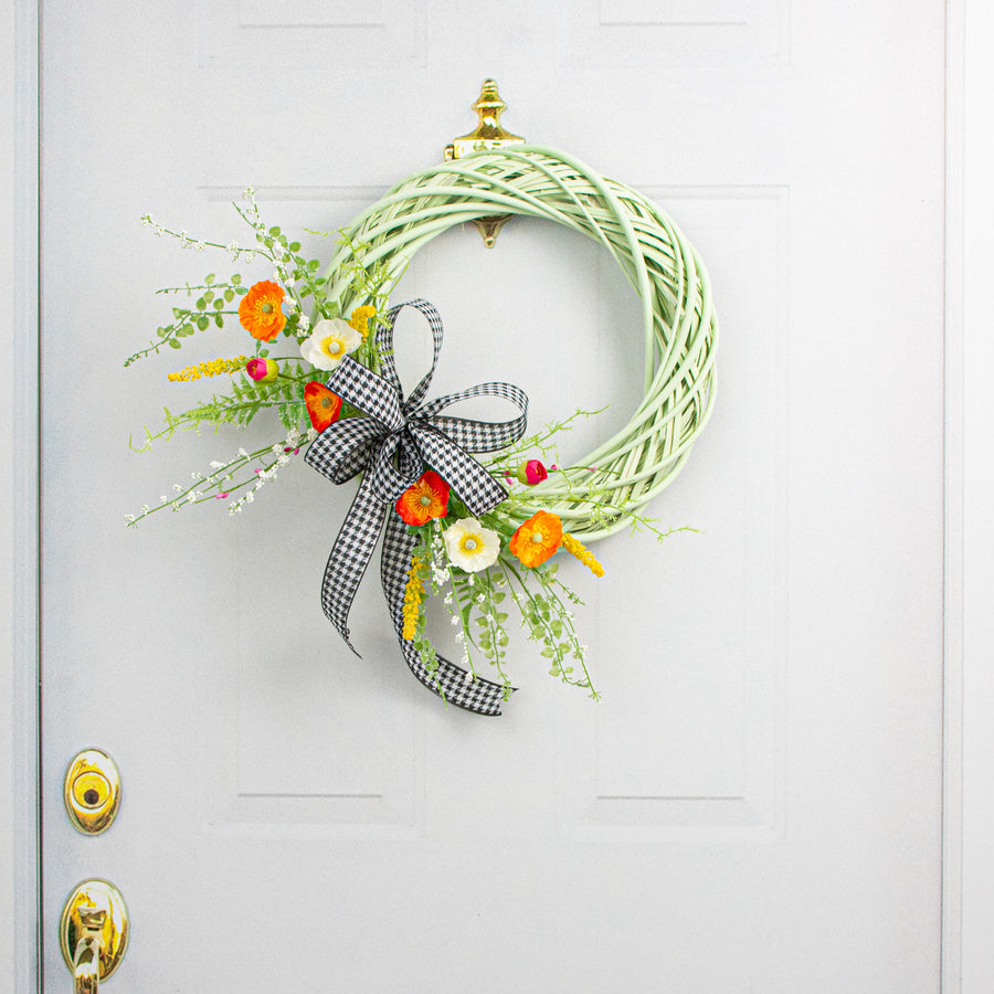 16" Willow Vine Wreath: Green Lifestyle Photo