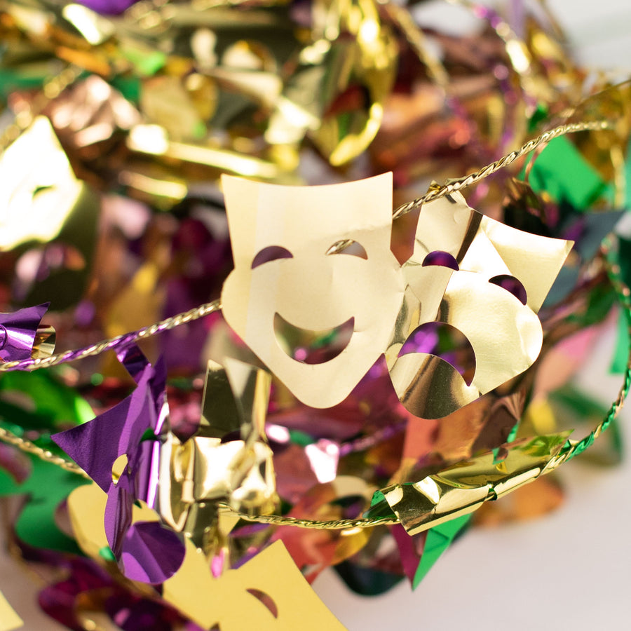 9' Wire Garland: PGG Comedy & Tragedy Faces detail photo 3
