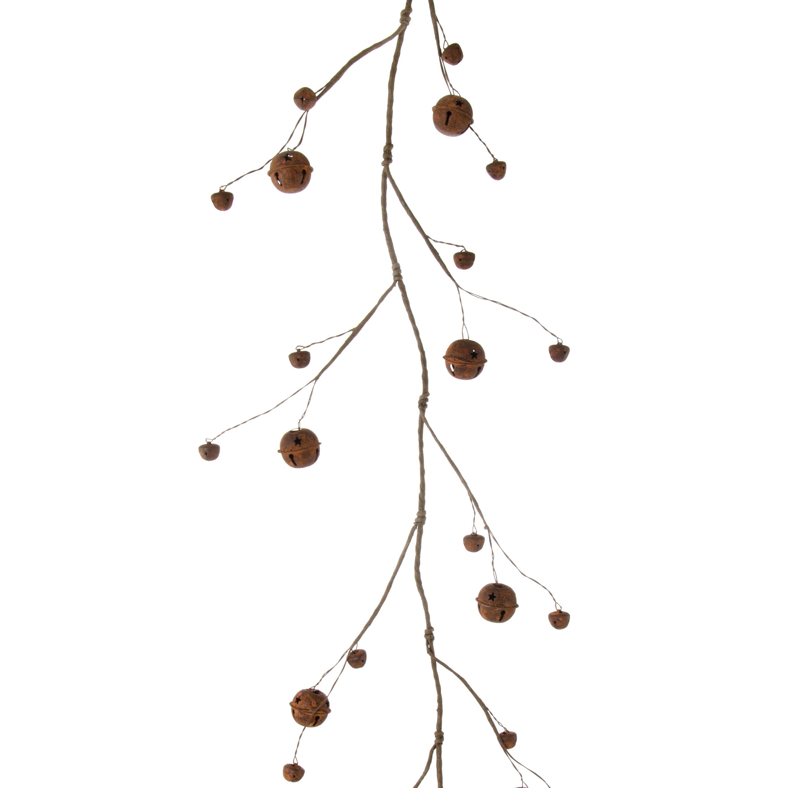 60" Wire Jingle Bell Garland: Rust Item Number: XG857430