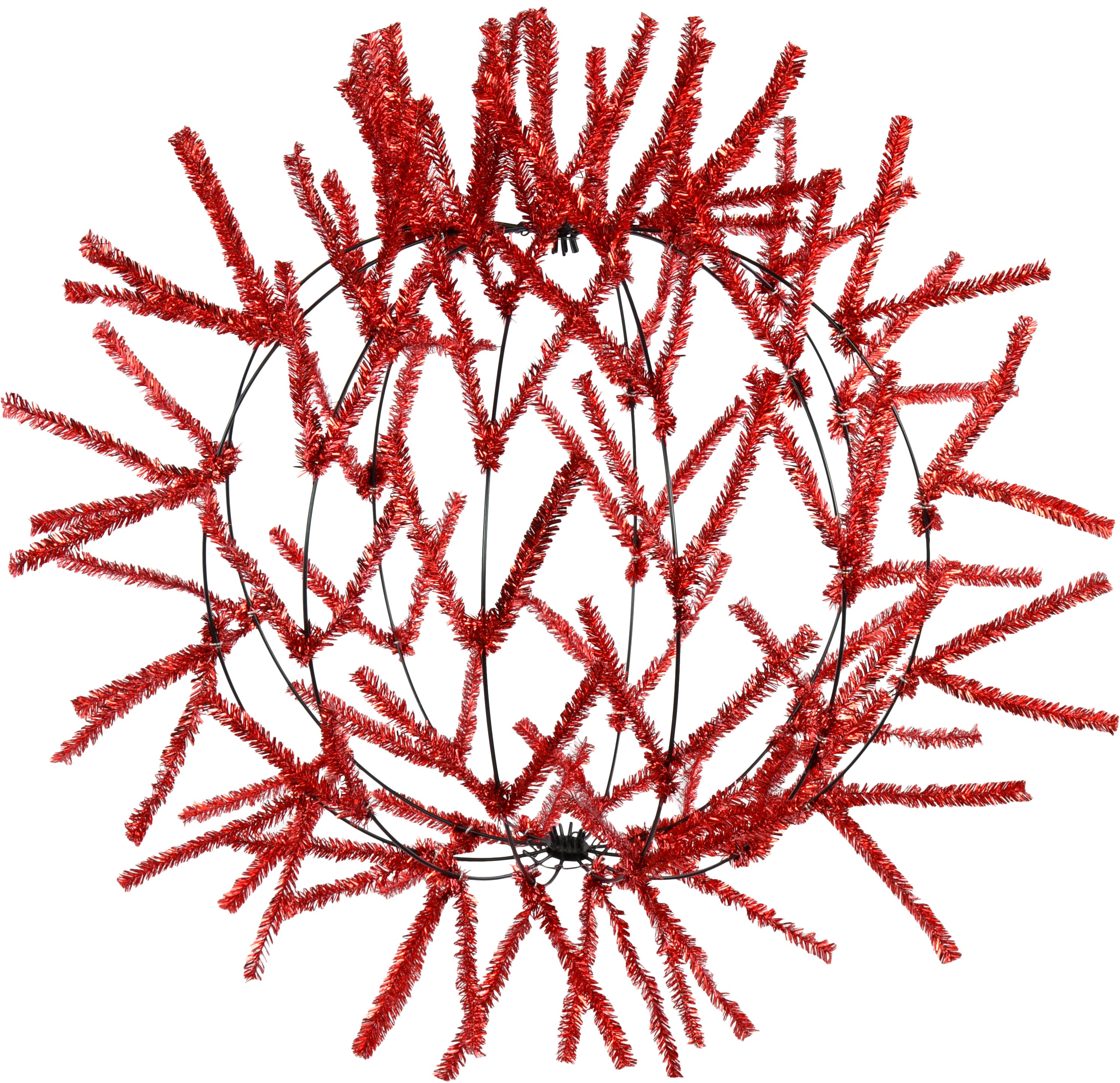 18" Wire KD Work Ball Form: Metallic Red Item Number: XX758324