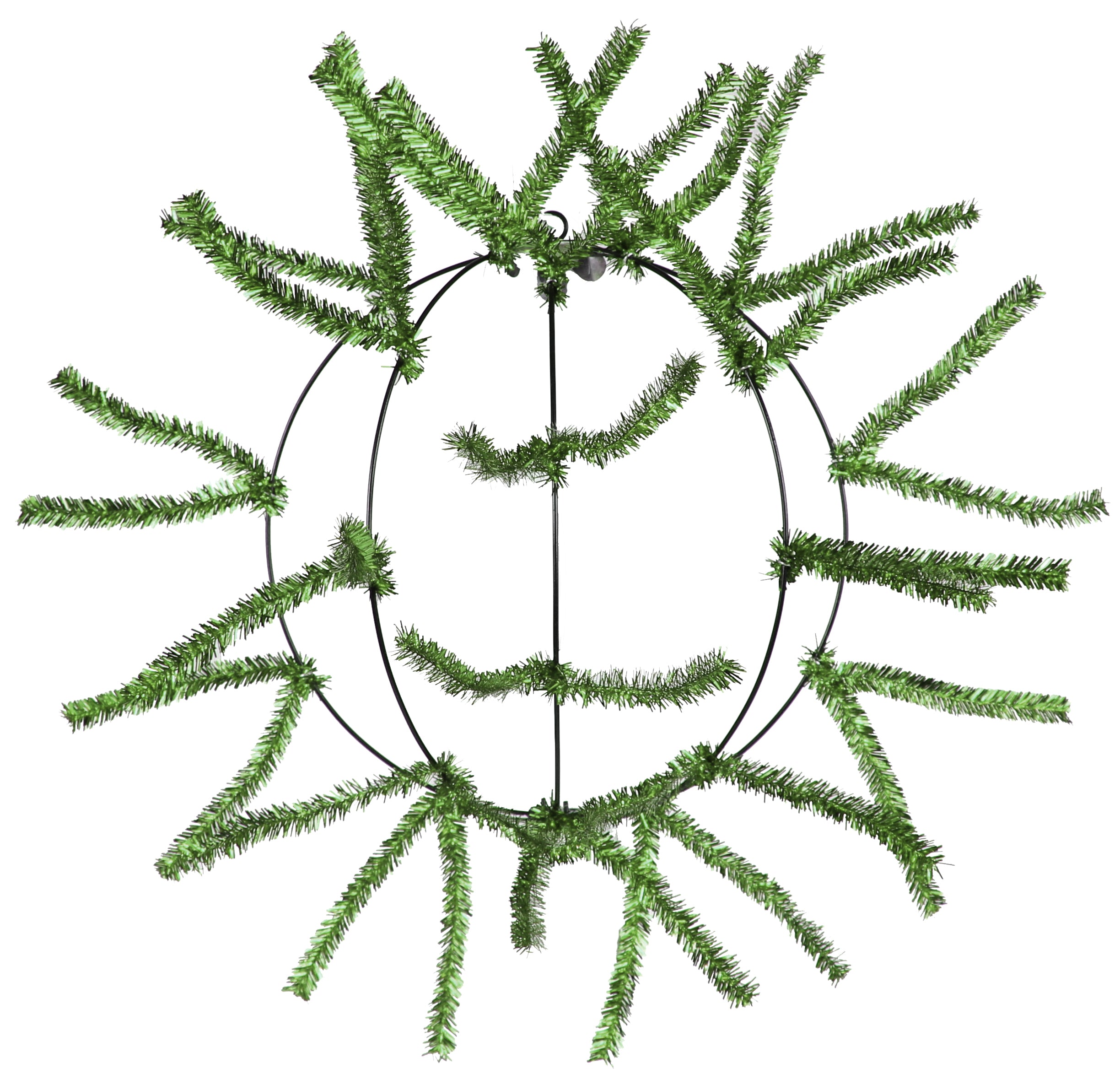 12" Wire KD Work Half Ball Form: Metallic Lime Green Item Number: XX759437