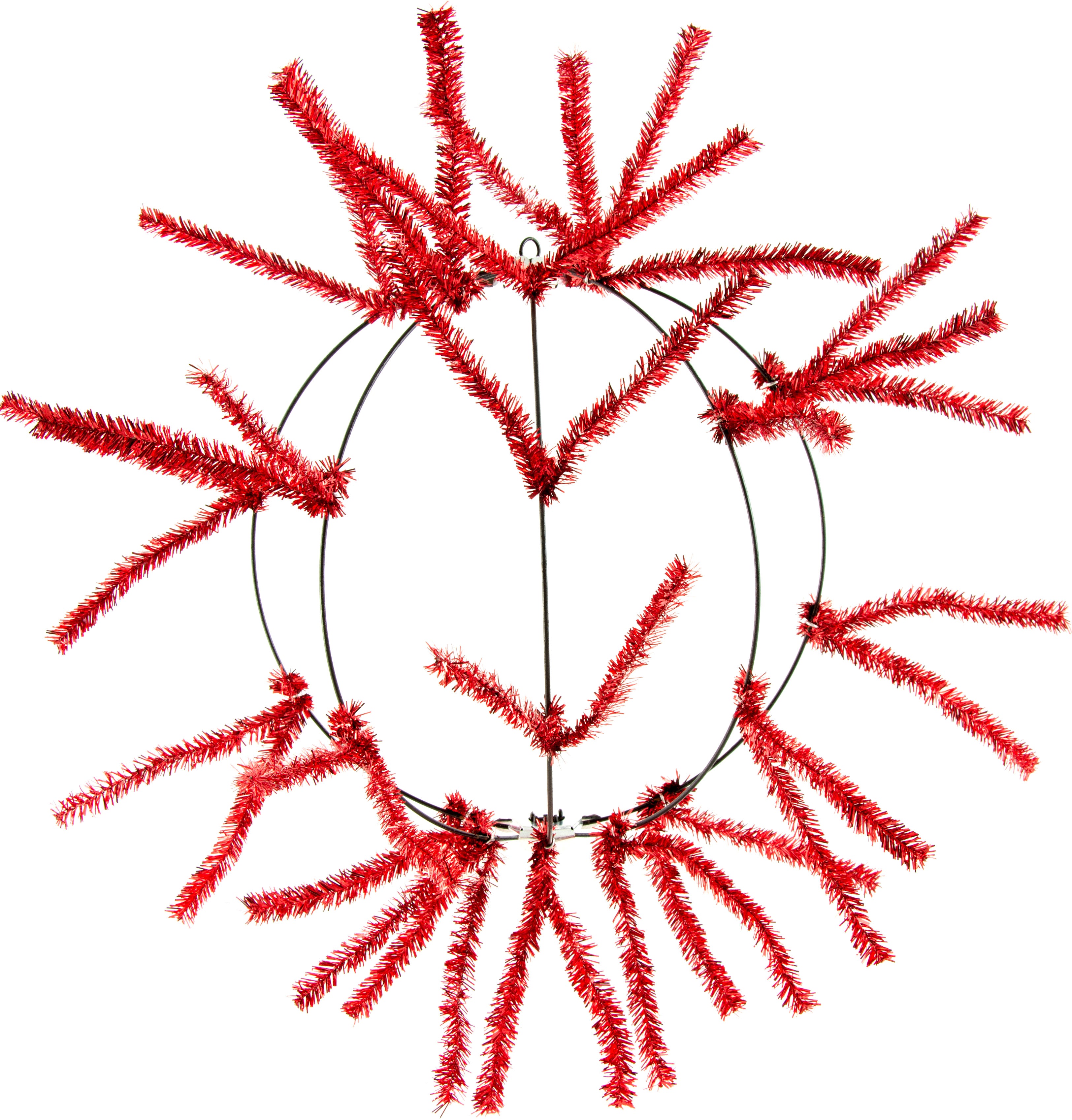 12" Wire KD Work Half Ball Form: Metallic Red Item Number: XX759424