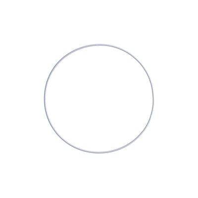 12" Wire Ring Wreath: White Item Number: MD081327