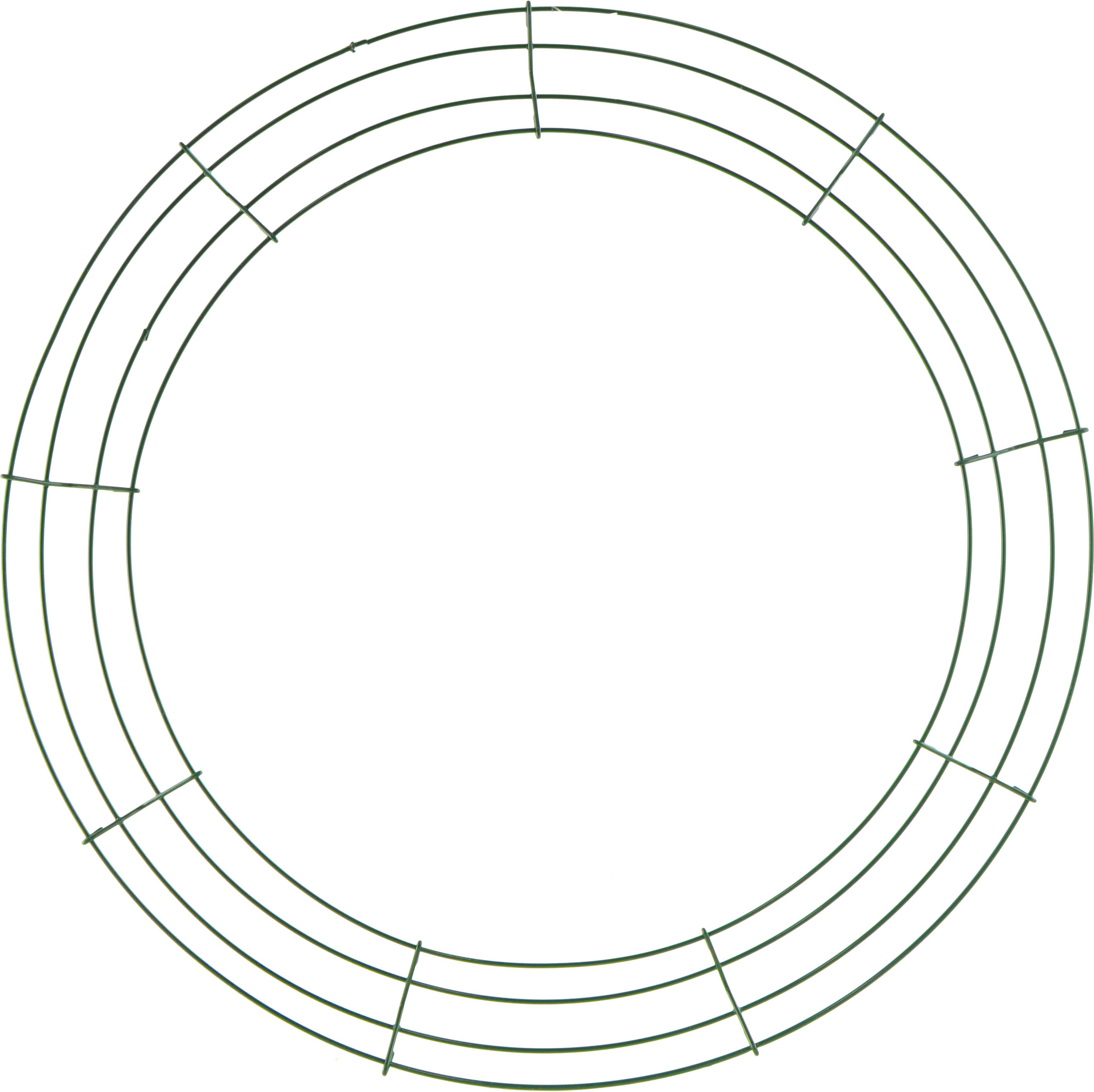 Box Wire Wreath Form: 18 Inch Round Item Number: 36006