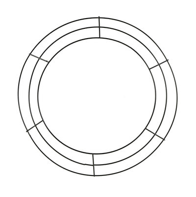 14" Wire Wreath Frame: 3-Wire Black Item Number: MD062902