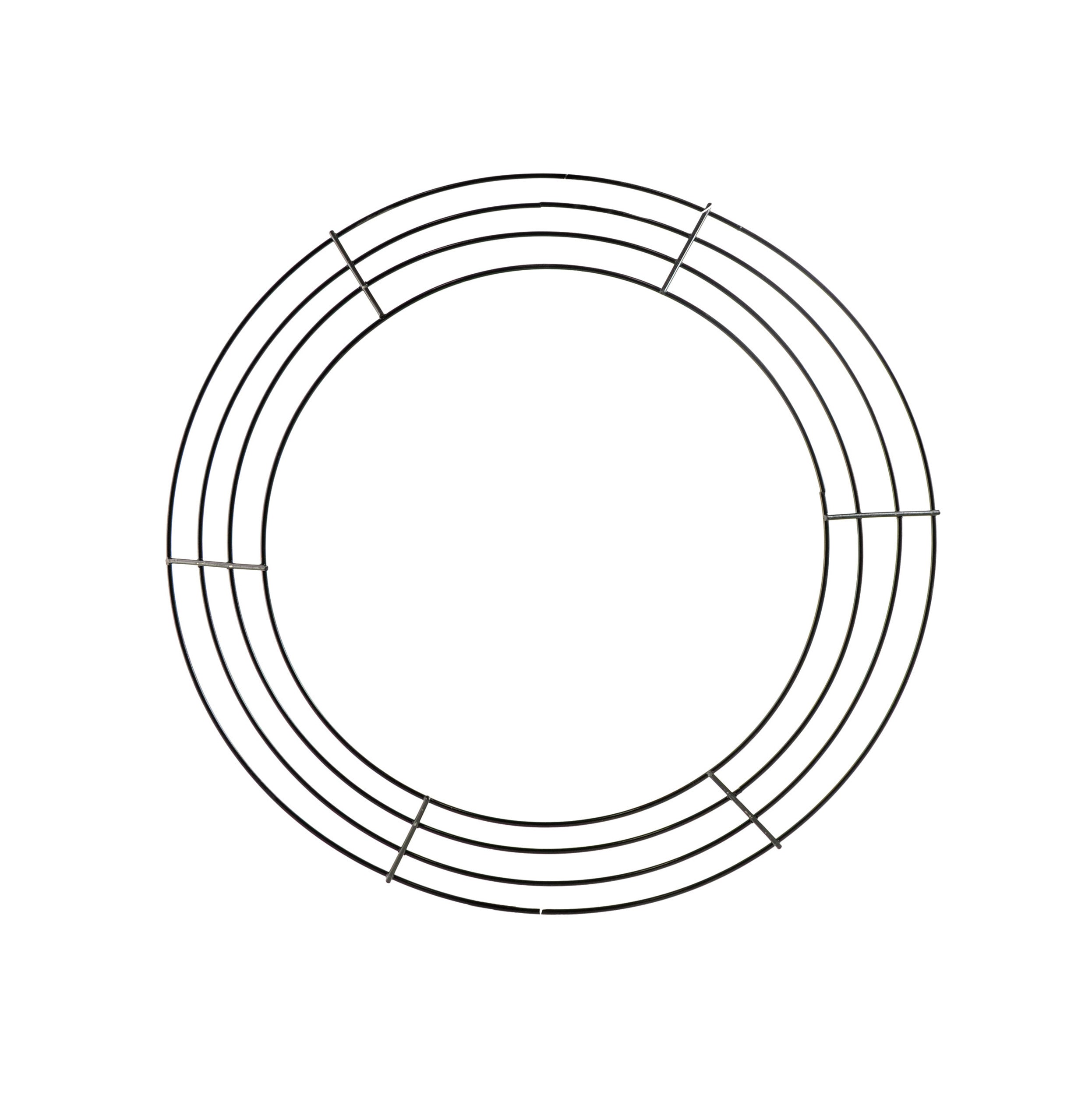 12" Wire Wreath Frame: 4-Wire Black Item Number: MD063502
