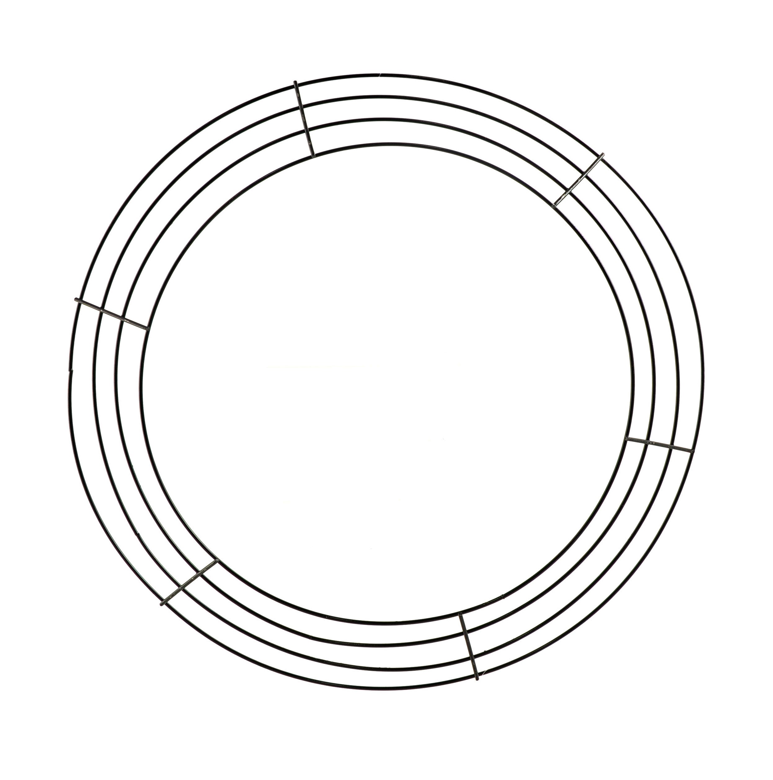 14" Wire Wreath Frame: 4-Wire Black Item Number: MD063602