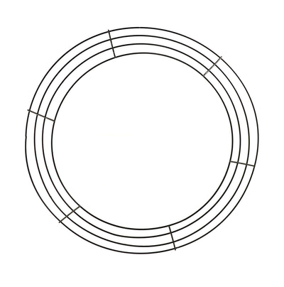 14" Wire Wreath Frame: 4-Wire Black Item Number: MD063602