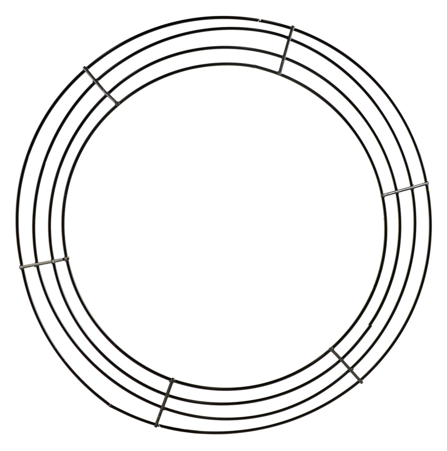 16" Wire Wreath Frame: 4-Wire Black Item Number: MD063702