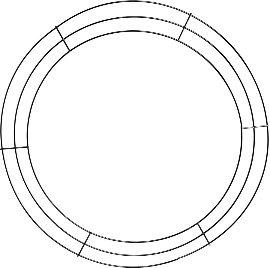 3x Metal Wire Wreath Frame Round Ring Form Floral Supply Crafts 30cm/35cm