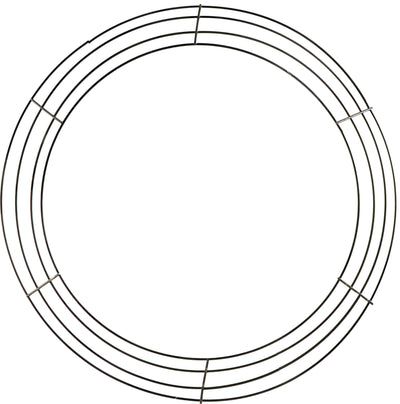 18" Wire Wreath Frame: 4-Wire Black Item Number: MD063802