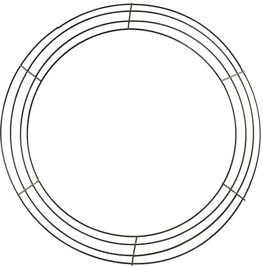 18" Wire Wreath Frame: 4-Wire Black Item Number: MD063802