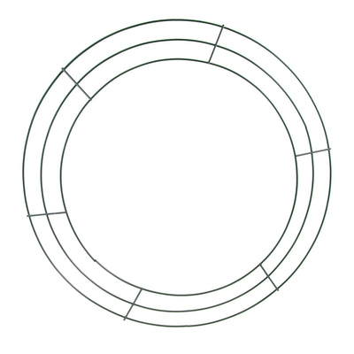 16" Wire Wreath Frame: 3-Wire Green Item Number: MD063009