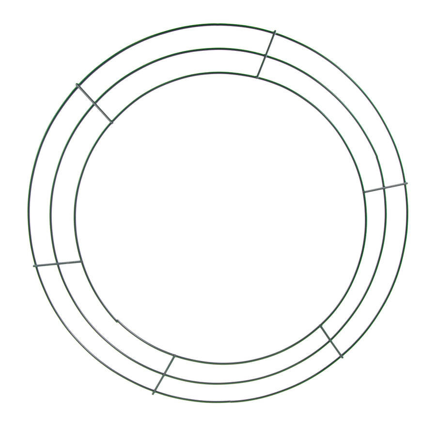 16" Wire Wreath Frame: 3-Wire Green Item Number: MD063009